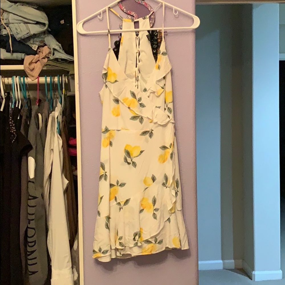 F21 lemon dress